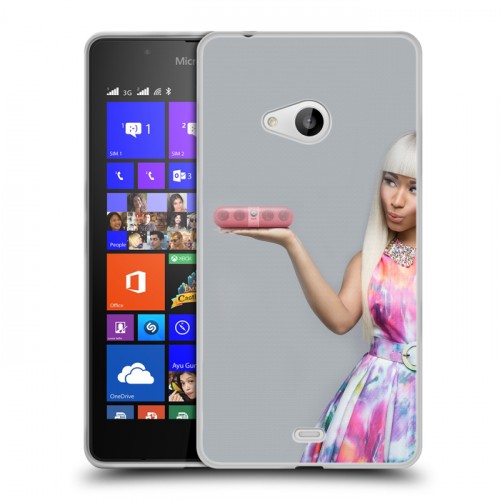 Дизайнерский пластиковый чехол для Microsoft Lumia 540 Ники Минаж