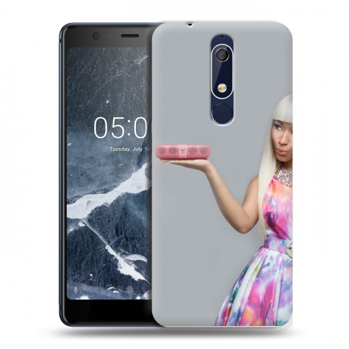 Дизайнерский пластиковый чехол для Nokia 5.1 Ники Минаж