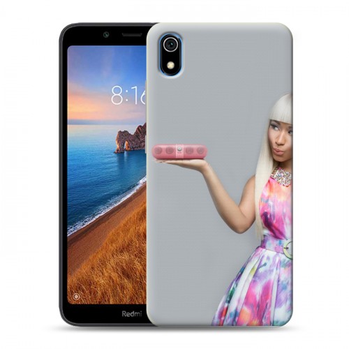 Дизайнерский силиконовый чехол для Xiaomi RedMi 7A Ники Минаж