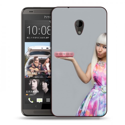 Дизайнерский пластиковый чехол для HTC Desire 700 Ники Минаж