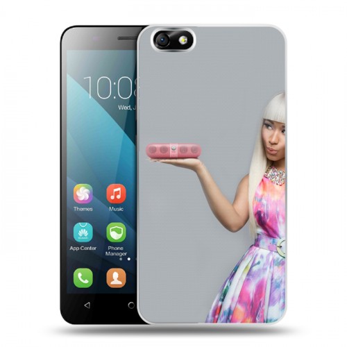 Дизайнерский пластиковый чехол для Huawei Honor 4X Ники Минаж
