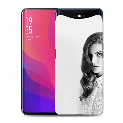 Дизайнерский силиконовый чехол для OPPO Find X Лан Дел Рей