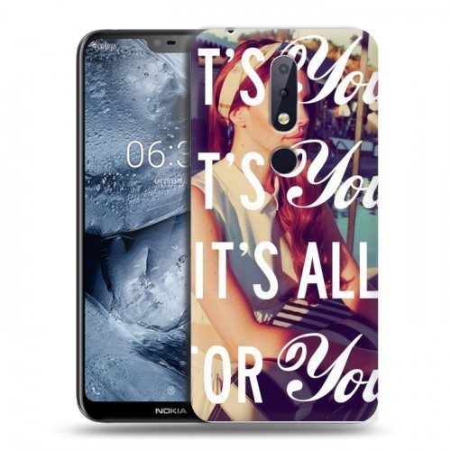 Дизайнерский пластиковый чехол для Nokia 6.1 Plus Лан Дел Рей