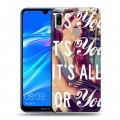 Дизайнерский пластиковый чехол для Huawei Y6 (2019) Лан Дел Рей