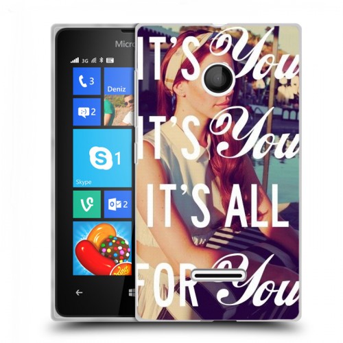 Дизайнерский пластиковый чехол для Microsoft Lumia 435 Лан Дел Рей