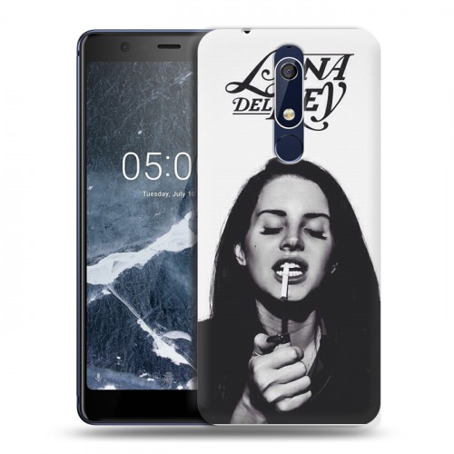 Дизайнерский пластиковый чехол для Nokia 5.1 Лан Дел Рей