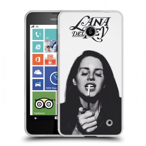 Дизайнерский пластиковый чехол для Nokia Lumia 630/635 Лан Дел Рей