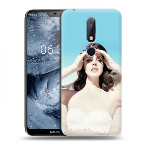 Дизайнерский пластиковый чехол для Nokia 6.1 Plus Лан Дел Рей