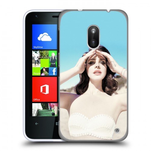 Дизайнерский пластиковый чехол для Nokia Lumia 620 Лан Дел Рей