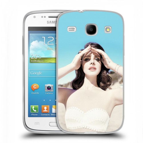 Дизайнерский пластиковый чехол для Samsung Galaxy Core Лан Дел Рей