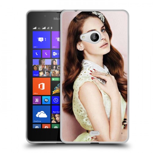 Дизайнерский пластиковый чехол для Microsoft Lumia 540 Лан Дел Рей