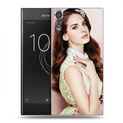 Дизайнерский пластиковый чехол для Sony Xperia XZs Лан Дел Рей