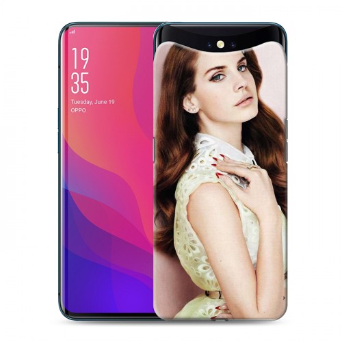 Дизайнерский силиконовый чехол для OPPO Find X Лан Дел Рей