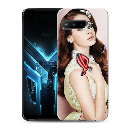 Дизайнерский силиконовый с усиленными углами чехол для ASUS ROG Phone 3 Лан Дел Рей