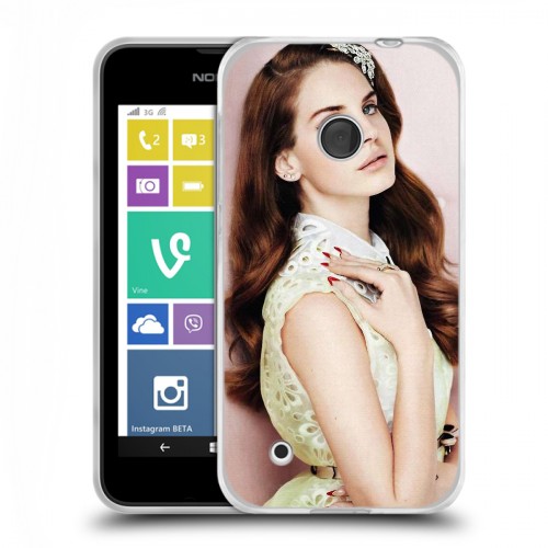 Дизайнерский пластиковый чехол для Nokia Lumia 530 Лан Дел Рей