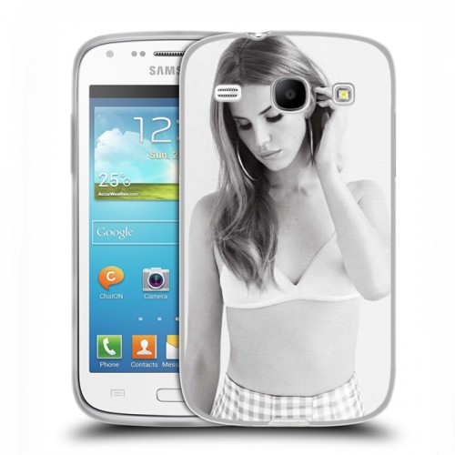 Дизайнерский силиконовый чехол для Samsung Galaxy Core Лан Дел Рей