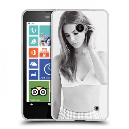 Дизайнерский пластиковый чехол для Nokia Lumia 630/635 Лан Дел Рей