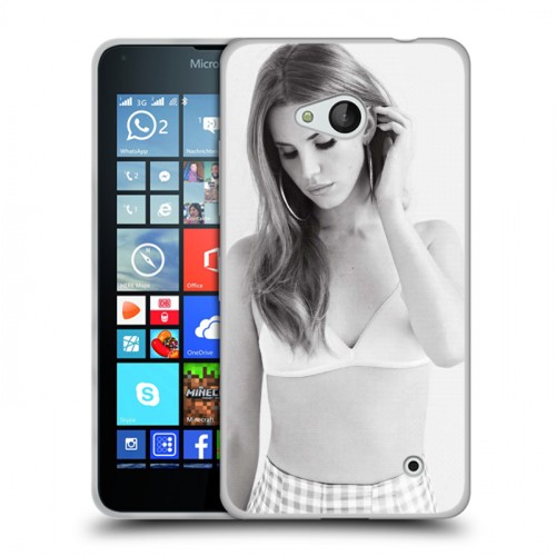 Дизайнерский пластиковый чехол для Microsoft Lumia 640 Лан Дел Рей