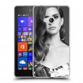 Дизайнерский пластиковый чехол для Microsoft Lumia 540 Лан Дел Рей