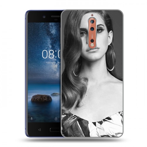 Дизайнерский пластиковый чехол для Nokia 8 Лан Дел Рей