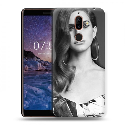 Дизайнерский пластиковый чехол для Nokia 7 Plus Лан Дел Рей