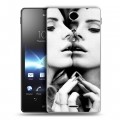 Дизайнерский пластиковый чехол для Sony Xperia TX Лан Дел Рей