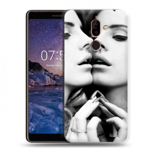 Дизайнерский пластиковый чехол для Nokia 7 Plus Лан Дел Рей