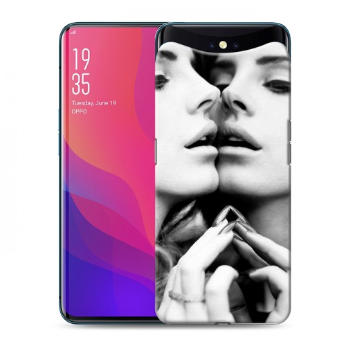 Дизайнерский силиконовый чехол для OPPO Find X Лан Дел Рей