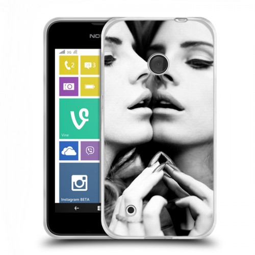 Дизайнерский пластиковый чехол для Nokia Lumia 530 Лан Дел Рей