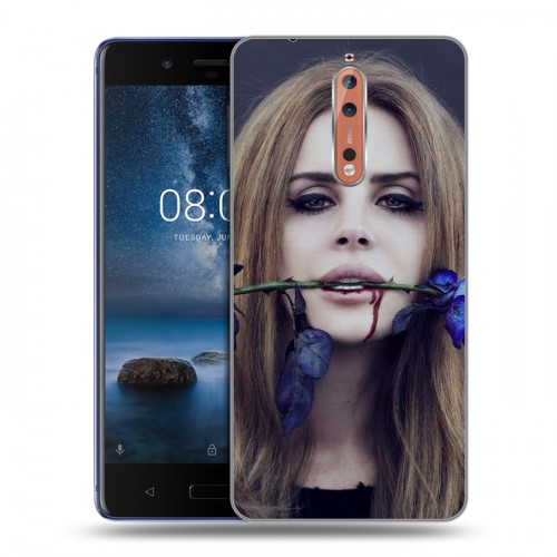 Дизайнерский пластиковый чехол для Nokia 8 Лан Дел Рей