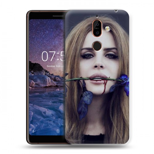 Дизайнерский пластиковый чехол для Nokia 7 Plus Лан Дел Рей