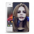 Дизайнерский пластиковый чехол для Sony Xperia E Лан Дел Рей