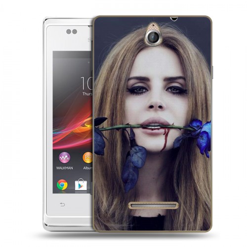 Дизайнерский пластиковый чехол для Sony Xperia E Лан Дел Рей