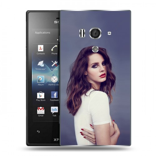 Дизайнерский пластиковый чехол для Sony Xperia acro S Лан Дел Рей