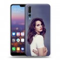 Дизайнерский силиконовый с усиленными углами чехол для Huawei P20 Pro Лан Дел Рей