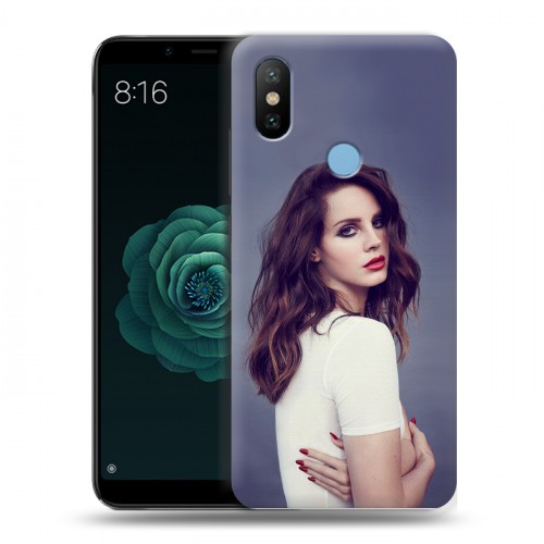 Дизайнерский силиконовый чехол для Xiaomi Mi A2 Лан Дел Рей