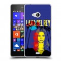 Дизайнерский пластиковый чехол для Microsoft Lumia 540 Лан Дел Рей