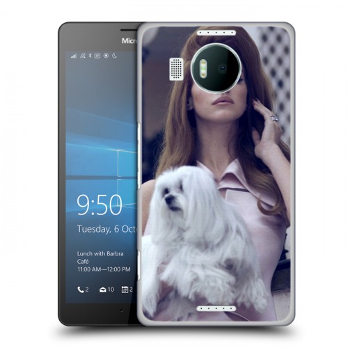 Дизайнерский пластиковый чехол для Microsoft Lumia 950 XL Лан Дел Рей