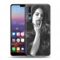 Дизайнерский силиконовый с усиленными углами чехол для Huawei P20 Pro Лан Дел Рей