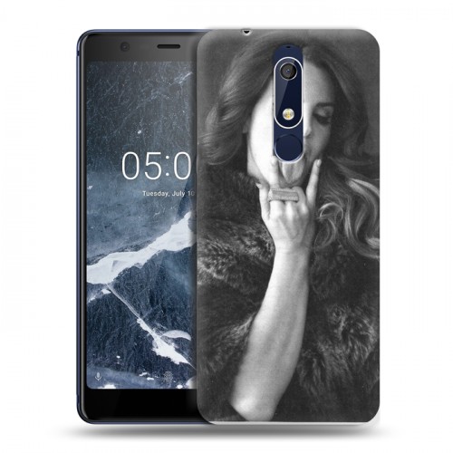 Дизайнерский пластиковый чехол для Nokia 5.1 Лан Дел Рей