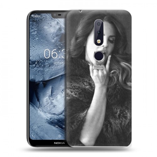 Дизайнерский силиконовый чехол для Nokia 6.1 Plus Лан Дел Рей