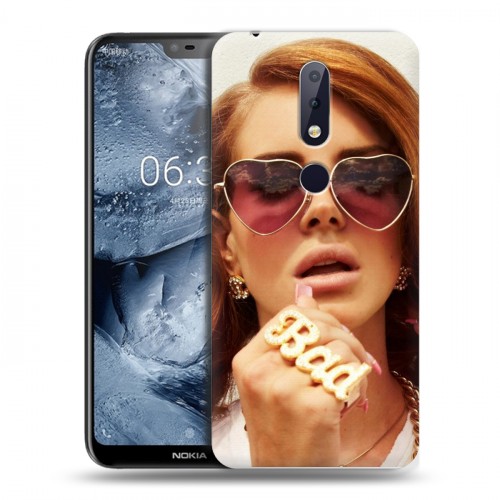 Дизайнерский пластиковый чехол для Nokia 6.1 Plus Лан Дел Рей