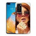 Дизайнерский пластиковый чехол для Huawei P40 Лан Дел Рей