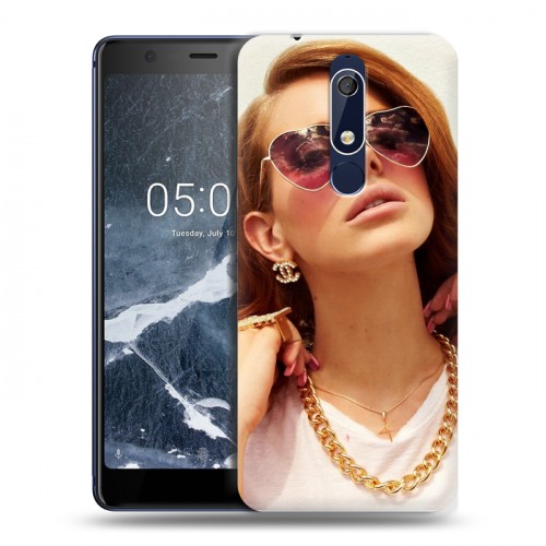 Дизайнерский пластиковый чехол для Nokia 5.1 Лан Дел Рей