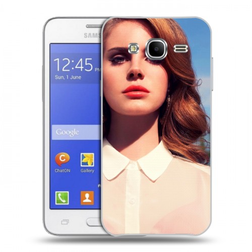 Дизайнерский силиконовый чехол для Samsung Galaxy J7 Лан Дел Рей