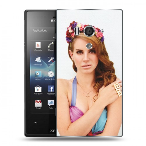 Дизайнерский пластиковый чехол для Sony Xperia acro S Лан Дел Рей