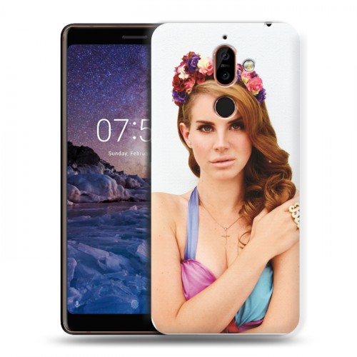 Дизайнерский пластиковый чехол для Nokia 7 Plus Лан Дел Рей