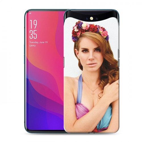 Дизайнерский силиконовый чехол для OPPO Find X Лан Дел Рей