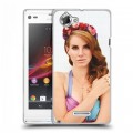 Дизайнерский пластиковый чехол для Sony Xperia L Лан Дел Рей