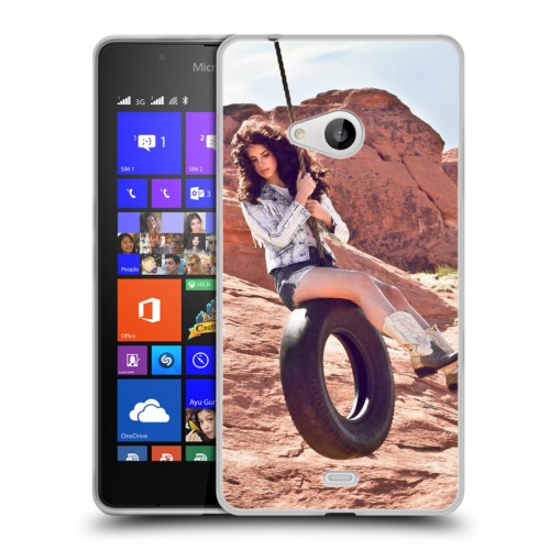 Дизайнерский пластиковый чехол для Microsoft Lumia 540 Лан Дел Рей